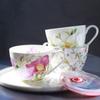550ML, Bone China Breakfast Cups, Porcelain Tumbler Cup, Ceramic Coffee Mug, Large Mug with Handle, Cereal Bowl for Morning