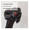2025 Spring/Summer Women's Square Toe Open Toe Bowknot Slides