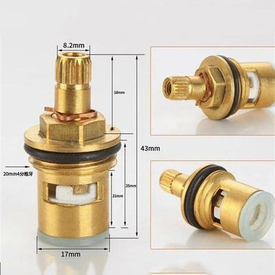 Single Faucet Valve Quick Opening Valve Water Tap Copper Iron Faucet Valve Core Replacement Bathroom Kitchen Hardware Accessory