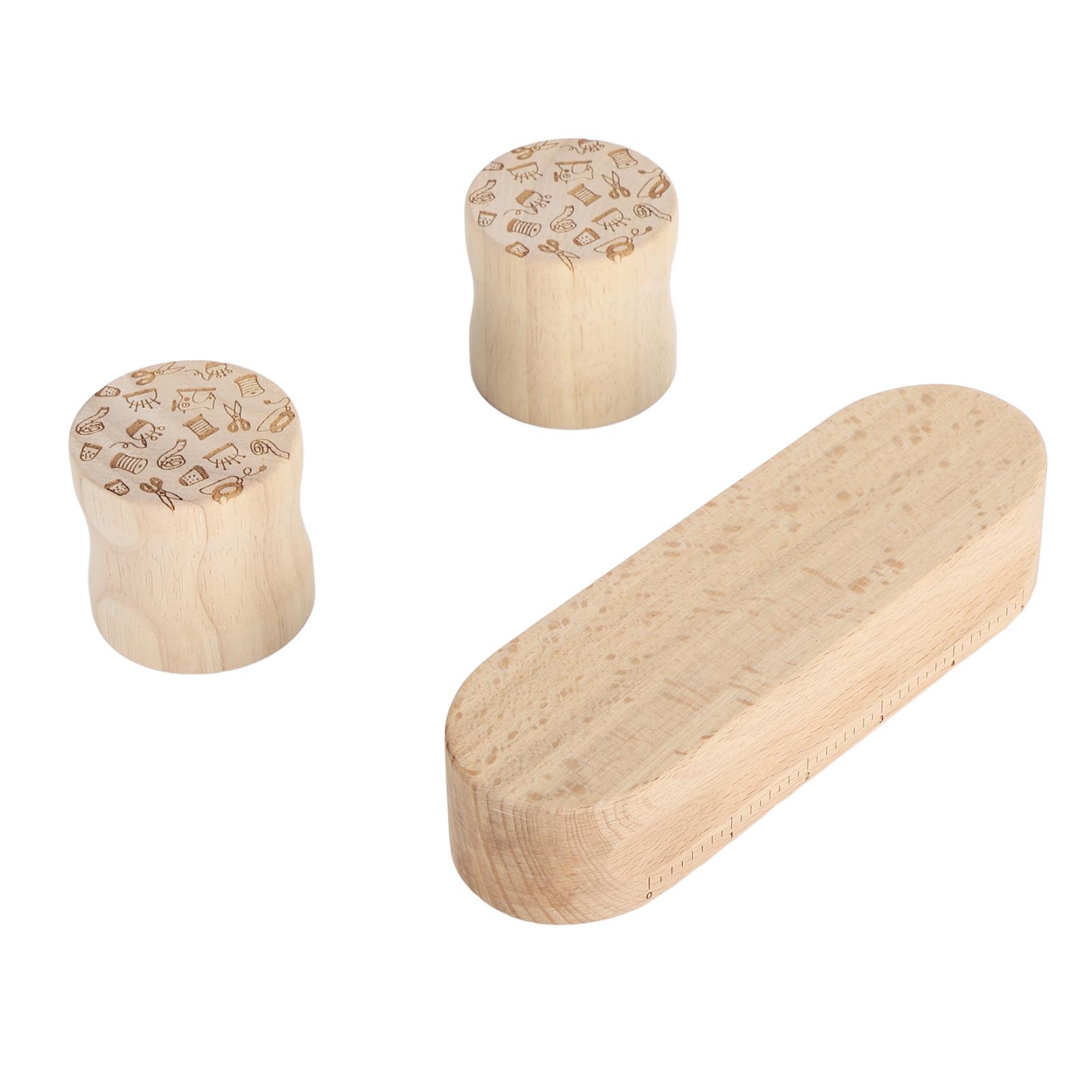 

Набор для шитья Quilters Clapper 17,8 см из дерева для квилтинга, многофункциональный с 2-мя грузилами для выкройки