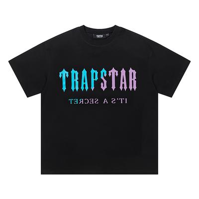 704 Trapstar London 2026 Summer New High Quality Cotton Round Neck Loose Large Size Women's T-shirt