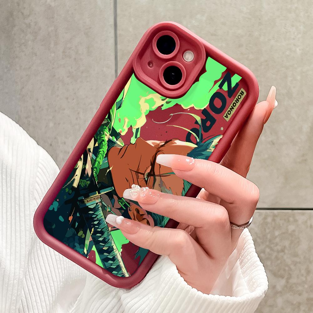 Soft Silicone Square Ladder Printing Pattern Phone Casing Full Cover Camera Shockproof Protection Rubber Case for iPhone Infinix Tecno OnePlus