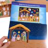 24 Sheets Puzzle Scenes Stickers Nativity DIY Puzzle Games Sticker  Christmas Crafts Gifts