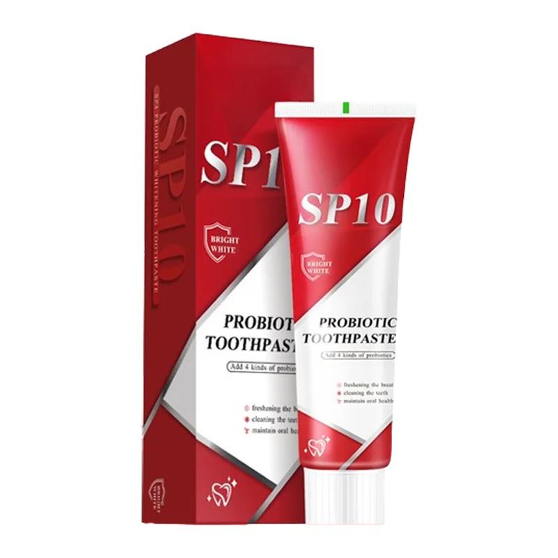 Dentifrice probiotique SP-10 Blanchiment des dents Élimine la plaque dentaire Taches Blanchiment des dents Hygiène bucco-dentaire Propre Haleine fraîche Produit de soin des dents