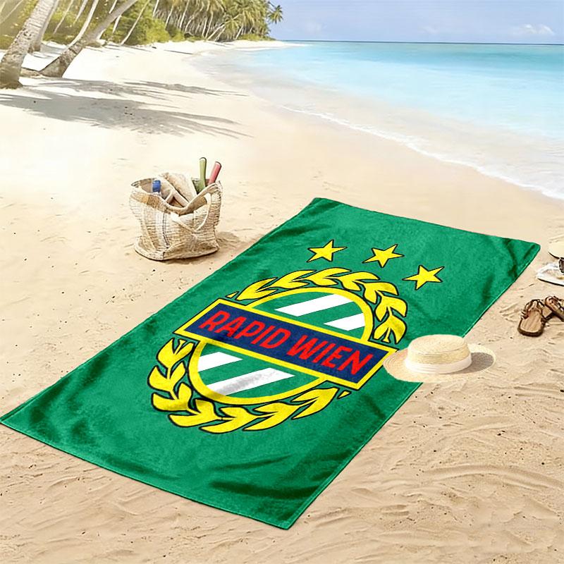 Asciugamano da Spiaggia Rapid Vienna Print, Asciugamano Grande Morbido ad Asciugatura Rapida per Spiaggia Campeggio Nuoto