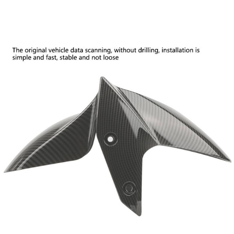 Motorcycle Front Wheel Fender Mudguard For Yamaha Nmax 155 2020-2024 Carbon Fiber Fender Decorative Accessories