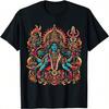 Kali Hindu Goddess Of Death Hindu Mother Fierce Warrior T-Shirt