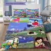 Set Copripiumino Heidi Ragazza delle Alpi Stampa Set Biancheria da Letto per Bambini 3 Pezzi con Federe Microfibra Morbida Decorazione per la Casa Regalo