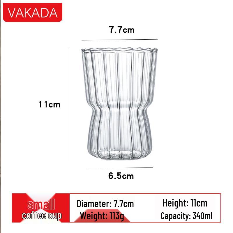VAKADA Retro High-Temperature Glass Drinking Cup