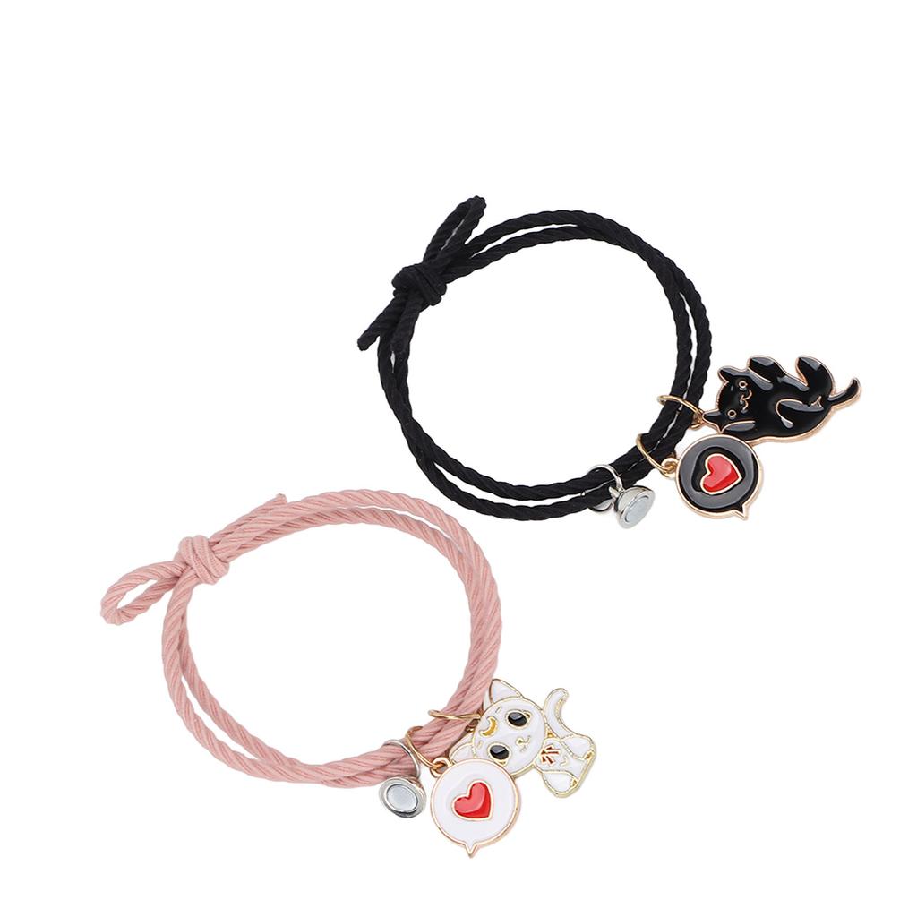 Magnetic Couples Bracelet Exquisite Mutual Attraction Magnetic Bracelet for Husbands Boyfriends Girlfriends Wives