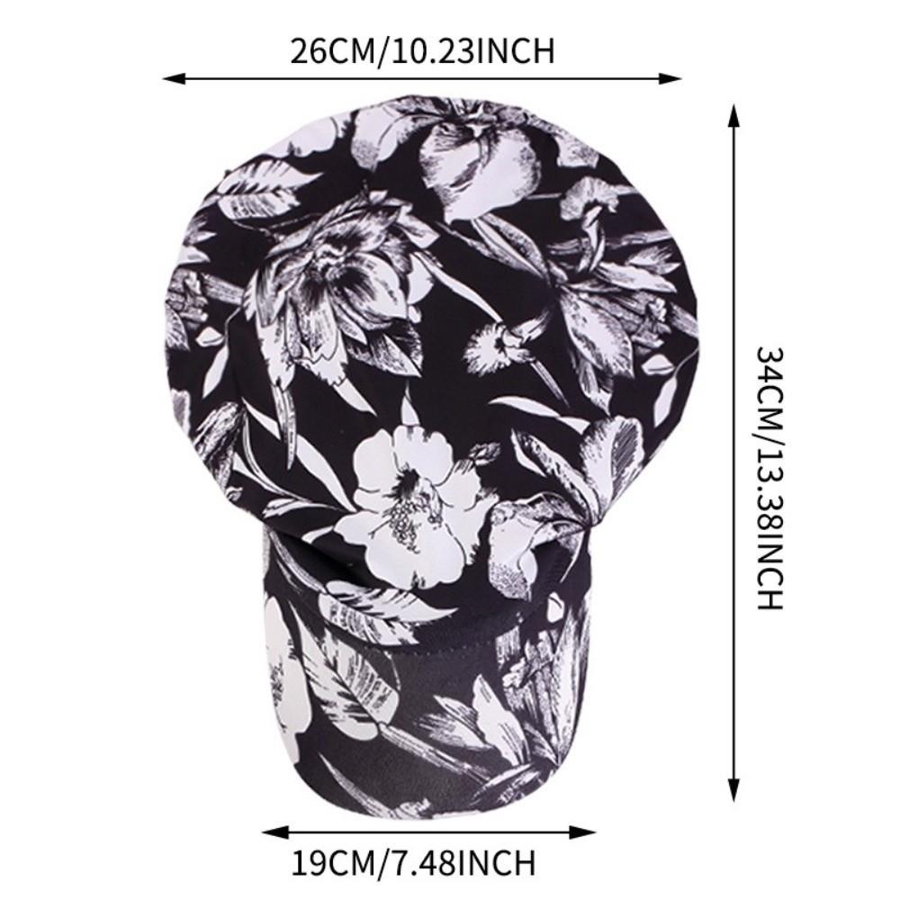 Paisley Print Hijab Caps Adjustable Amoeba Turban Headscarf Hat New Baseball Cap  Outdoor Sunshade