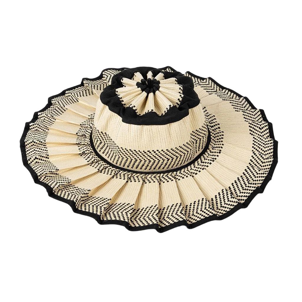 Cappello Pieghevole a Pieghe alla Moda da Donna per il Sole Casual Versatile