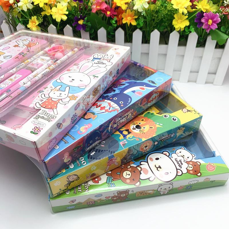 Children's Stationery Box Kindergarten Gift Learning Supplies Primary School