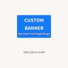 1p Custom Polyester Banner for Indoor & Outdoor Use - Banner with 4 Grommets, Many Sizes, Perfect for Home Decor