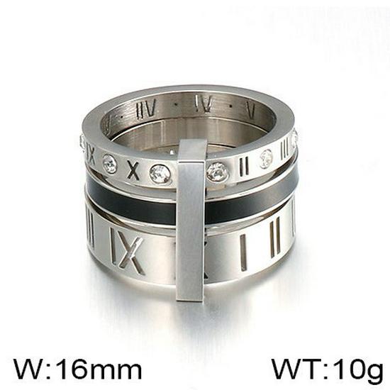 Stylish Roman Letter Multi-Ring Jewelry In European and American Design