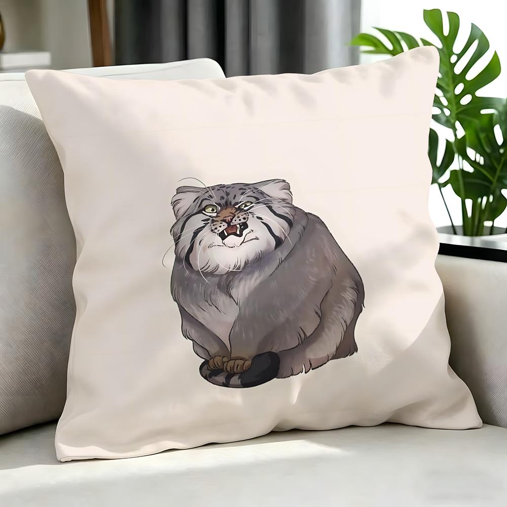 Animal PPallass cat Cushion Cover Cushion Cover Set Pcs x x x Pillowcase Decorative Sofa Home Decor