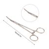 12.5/14/16/18 Cm Bent-Nose/Straight Curved Stainless Steel Locking Elbow Scissors Pliers Hemostatic Forceps Clamp Pliers