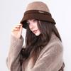Elegant Vintage Fisherman's Cap Tweed Style Women's Winter Warm Hat