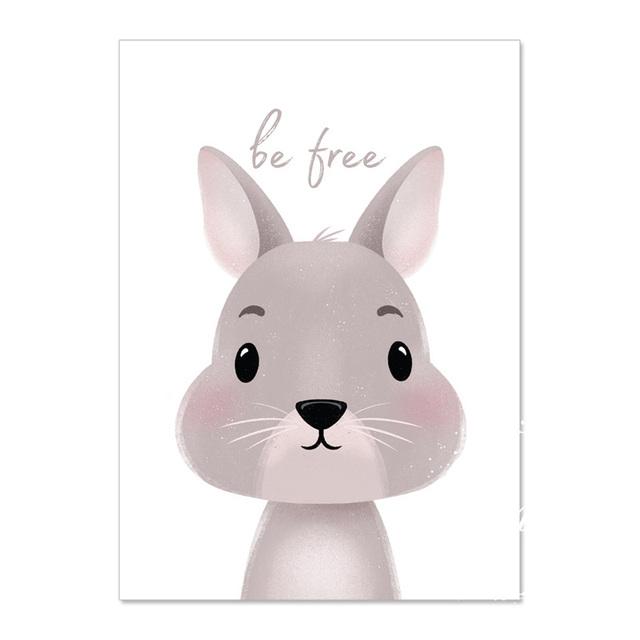 

Листы для украшения животных, настенные художественные плакаты, детские холсты, картины для детской комнаты, декоративные принты, настенные постеры без рамки 21*30cm No Frame