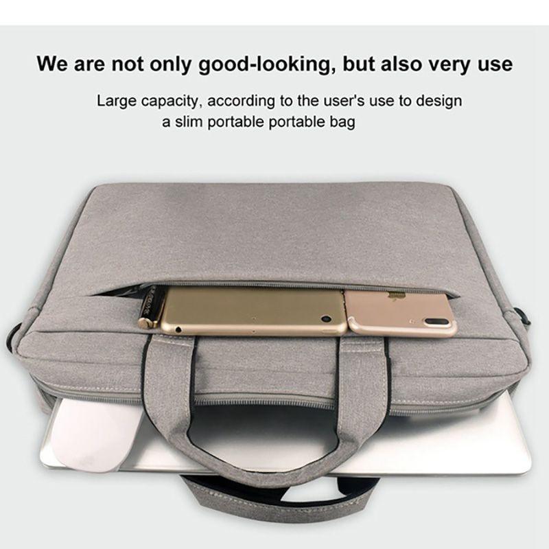Fashion Light Laptop Bag With Single Shoulder Strap In Premium Anti-scratch Oxford Material
