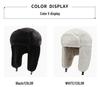 Winter Women's Windproof Faux Rabbit Fur Hat with Ear Protection - Fashionable & Warm for Outdoor Cycling