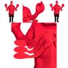 Red Lobster Performance Costume Vibrant Cosplay Prop Perfect For Halloween And Stage Shows