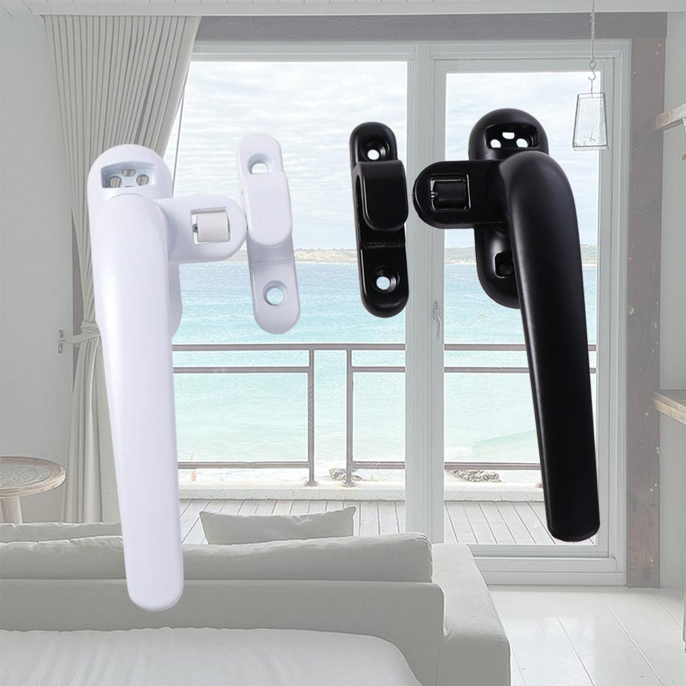 Optional with Lock Universal Easy Installation Aluminium Alloy Window Wheel Handle Window Hardware Window Handle Lock Casement