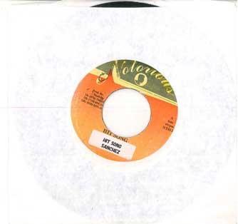 

7-дюймовая пластинка SANCHEZ - Хит NT012 NOTORIOUS Ямайка Регги, Ска и Даб Б/У