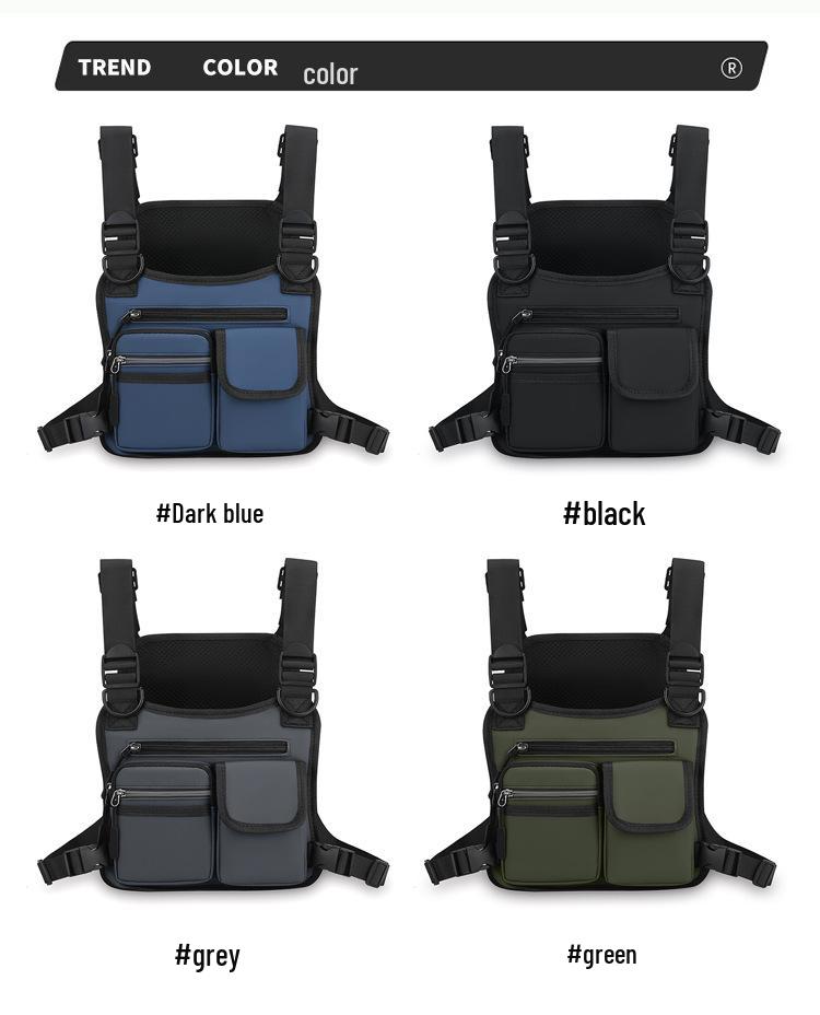 Men's Tactical Workwear Chest Bag - Trendy & Functional Outdoor Sports Vest