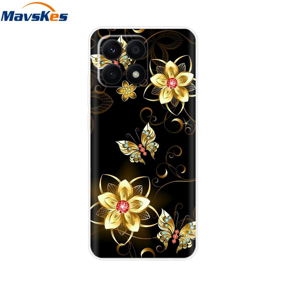 For Honor X8a 2023 Case 4G Funda Clear Soft Silicone TPU Phone Cover Case for Honor X8a Cover HonorX8a X 8a CRT-LX1 Bumper Coque