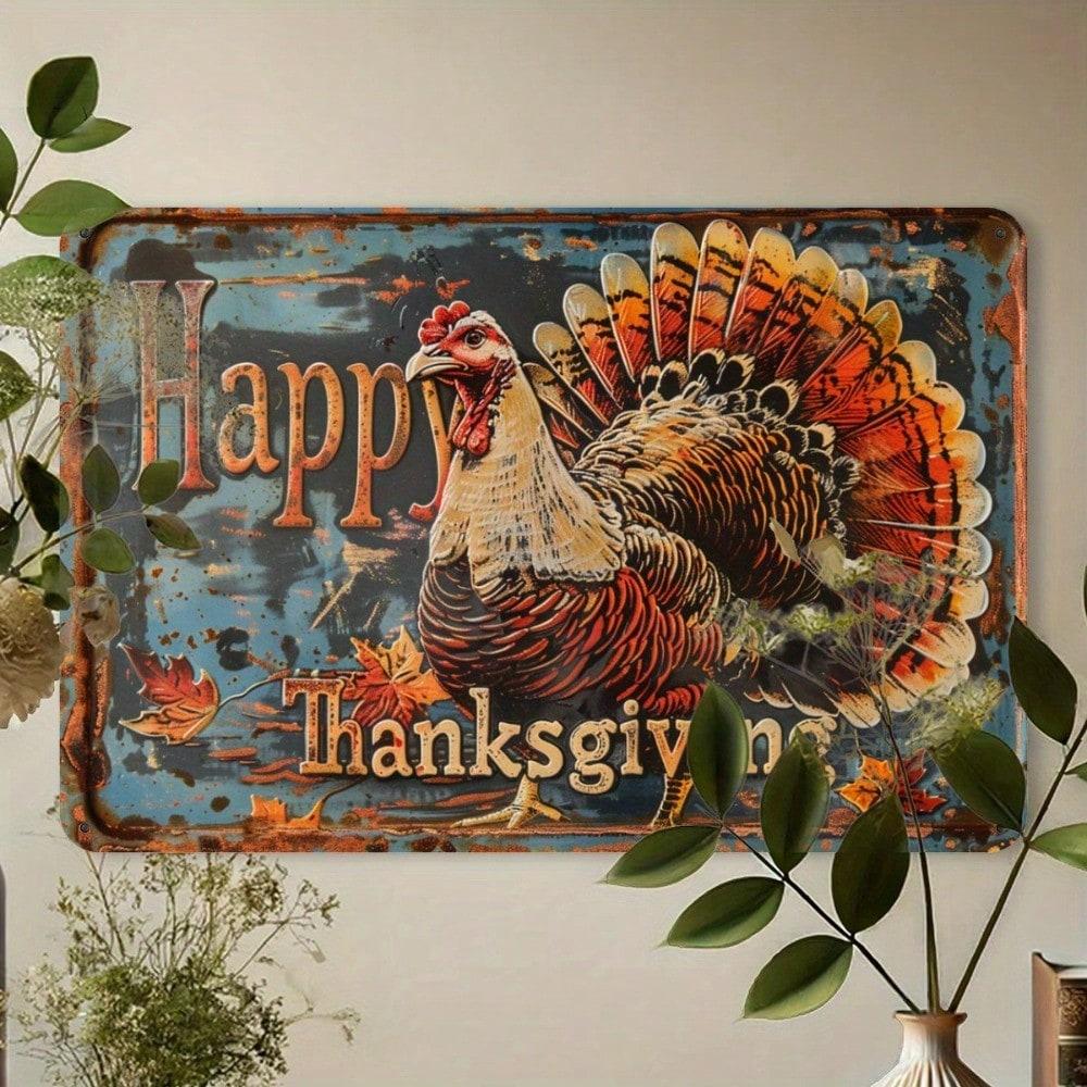 Flat 2D Metal Sign Wall Decor