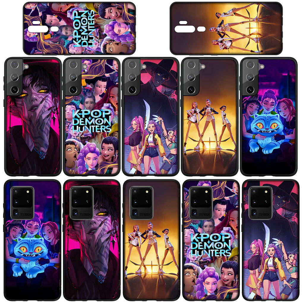 Mobilskal för Samsung Galaxy S25 S23 S22 S24 Ultra FE A05 A06 A15 A16 A36 A37 A35 A54 A55 A56 A57 A25 A26 A53 Mira KPop Zoey Demon Rumi Hunter Jinu
