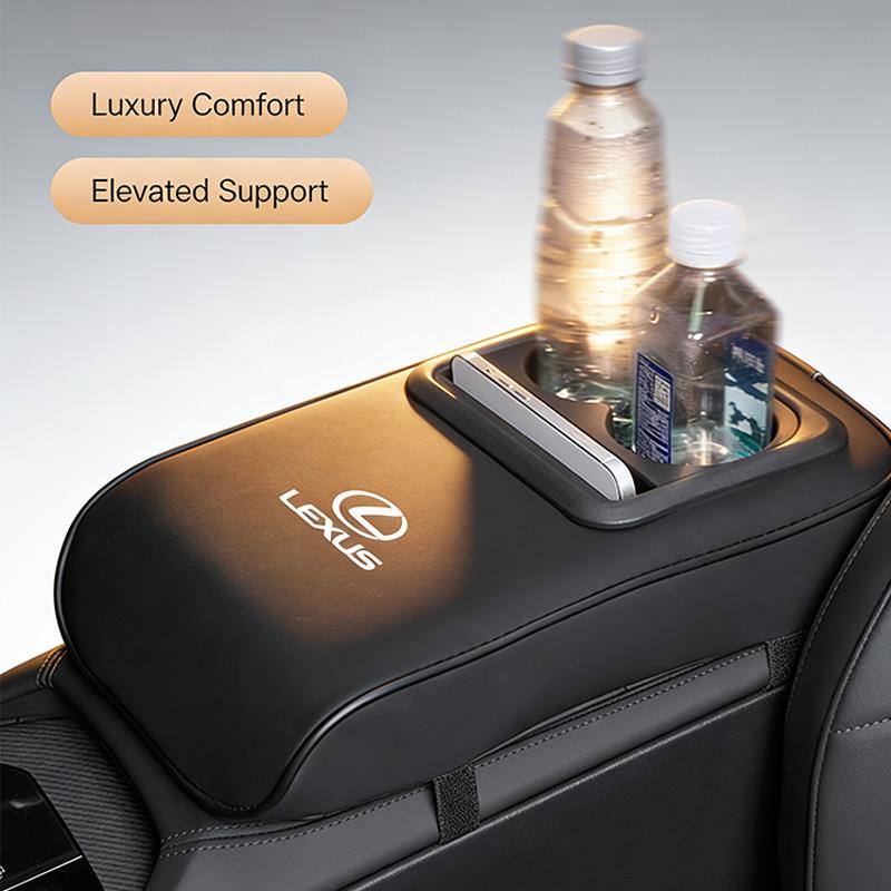 Car Armrest Cushion 5.6cm Thick Memory Foam Arm Rest Pad For Lexus F-SPORT ES RX NX LS UX LM LX GX LC RZ IS CT GS RC HS SC TX ZJ3