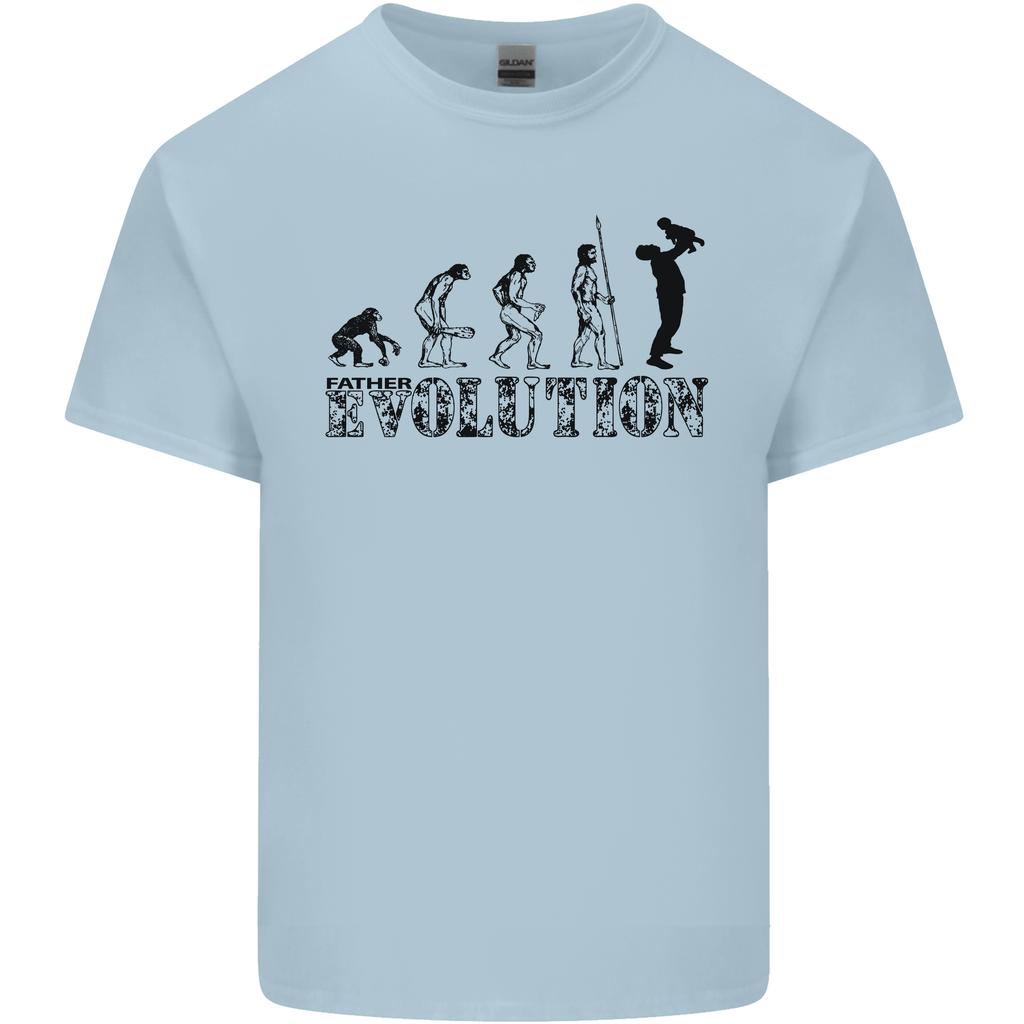 Father And Son Evolution Fathers Day Dad Unisexs Light Cotton TShirt