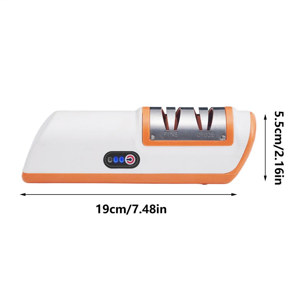 Cutter Sharpener 3-Stage Cutting Tool Grinding Stone Automatic USB Charging Electrical Cutter Sharpener For Polishing Razor