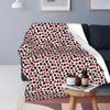 Playing Poker Card Flannel Throw Blanket Hearts Square Clubs Spades Fashion Cozy Bedspread Fleece Travel Super Soft Blanket King