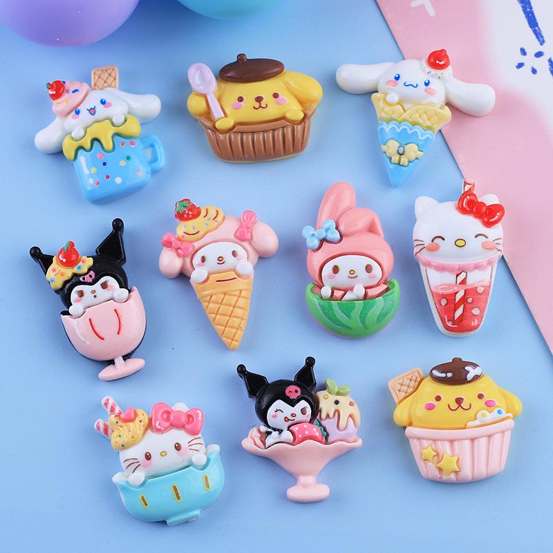 Cute Dessert Animal Cartoon Resin Charms for Crocs - DIY Accessories