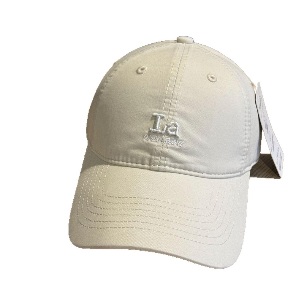 New versatile soft-top large head circumference sun-shading duckbill cap for men, Korean style trendy letter cap, women's embroidered baseball cap