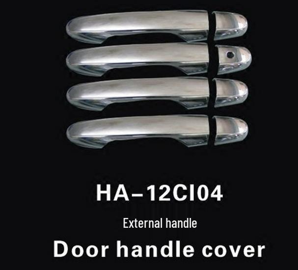Compatible with 12 Honda Civic models, Ninth-Generation Civic ABS Chrome-Plated Outer Handle.