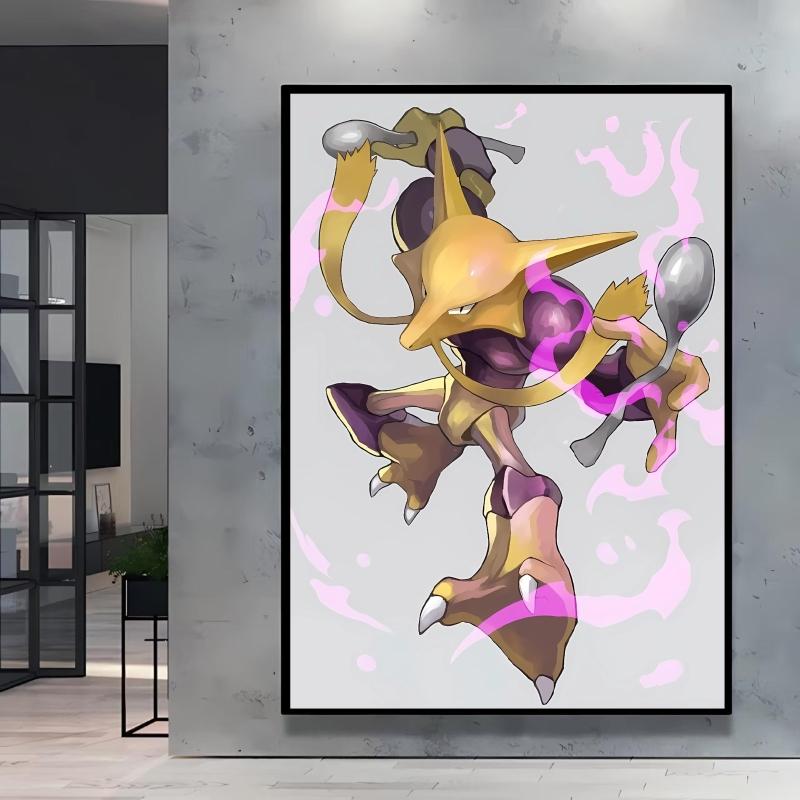 Classic Anime Character Pictures Pokemon Arceus Canvas Painting Wall Art Poster Home Children's Bedroom Decor Friends Gifts