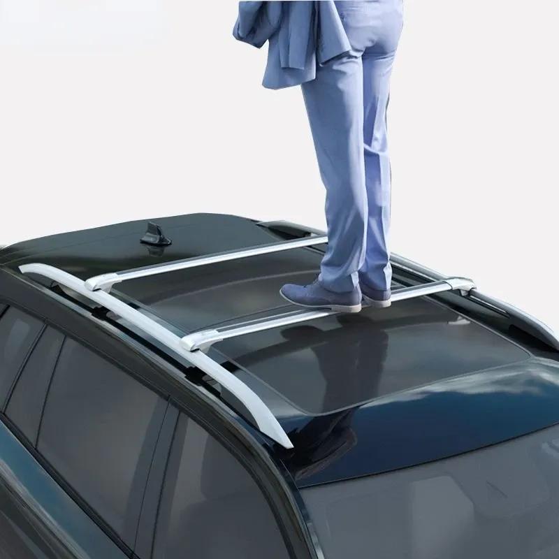 NEW Universal SUV Luggage Rack Aluminum Alloy Travel Luggage Crossbar Roof Rack Load-bearing Crossbar Rack