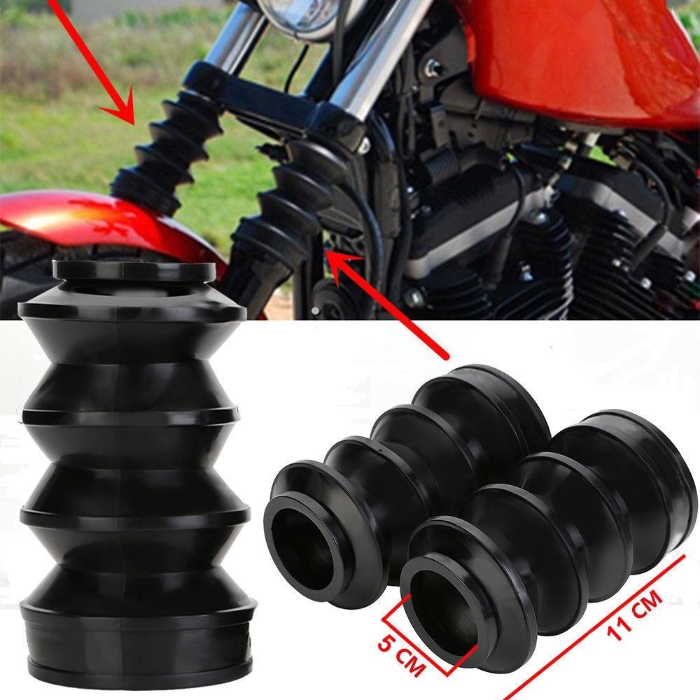 Buy Motorcycle Rubber Front Fork Boots Shock Gaiters at affordable