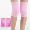 1 Pair Knee Protector Elastic Fabric Compression Thickened Knee Sports Gear Pad