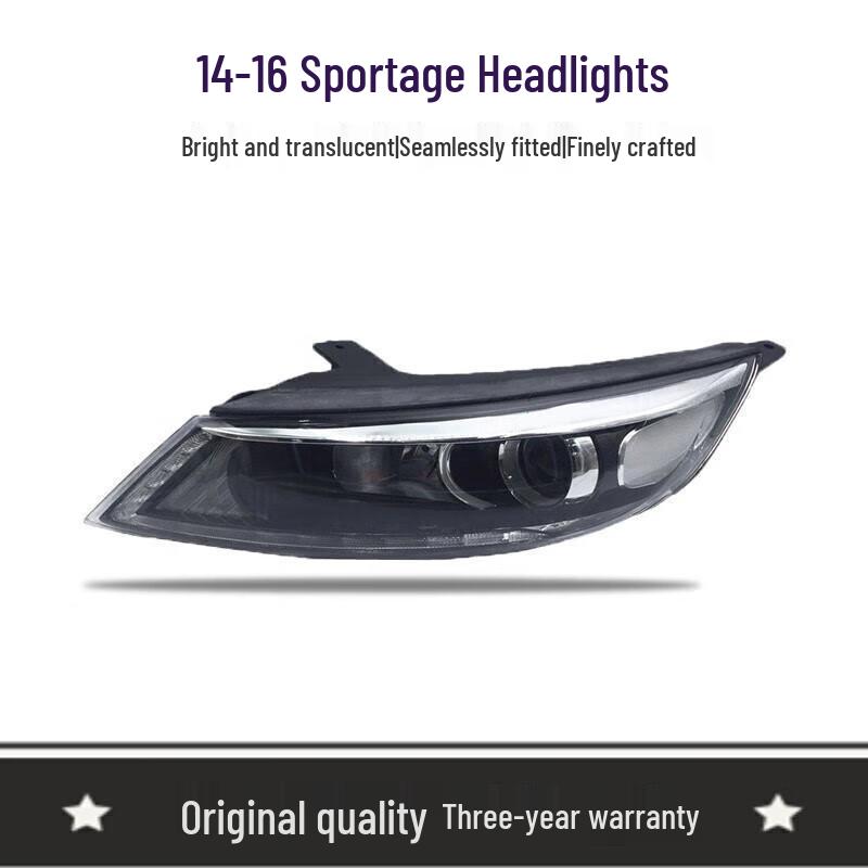 

Kia Sportage Headlight Assembly & Lamp Cover for 2015-2017 Models Brand Factory (Low Config) Driver Left