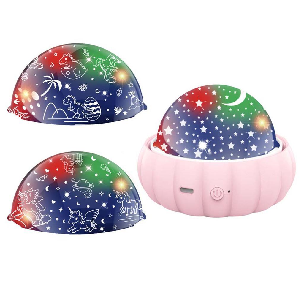Starry Sky Projector Sleep Romantic Atmosphere Lamp Full of Stars Unicorn Dinosaur USB Lamp Gift Starry Sky Lamp