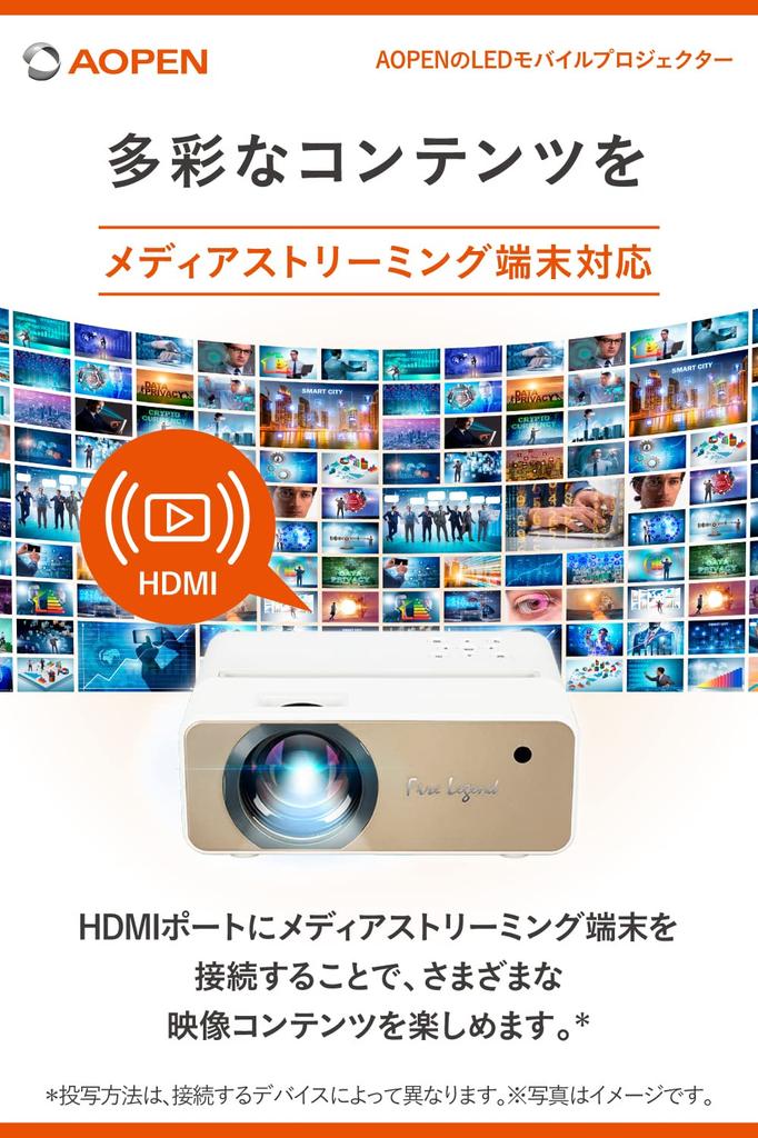 AOpen QF12 Proiettore LED Portatile 1920 x 1080 100 ANSI lm, LCD, (1080p),