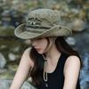 Sunscreen Western Cowboy Hats Windproof Sun Hats Unisex Fisherman Caps  Camping
