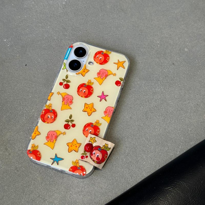 Knitted Cartoon Starman Phone Case for iPhone 13/14 Pro Max