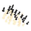 Peças de Xadrez de Plástico Magnéticas Pretas Brancas Peças de Xadrez para Reuniões Familiares Piquenique Acampamento