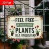 Vintage Metal Poster Plant Motivational Sign Wall Decor Set